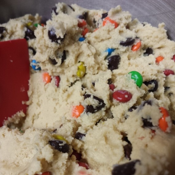 m&m chocolate chip