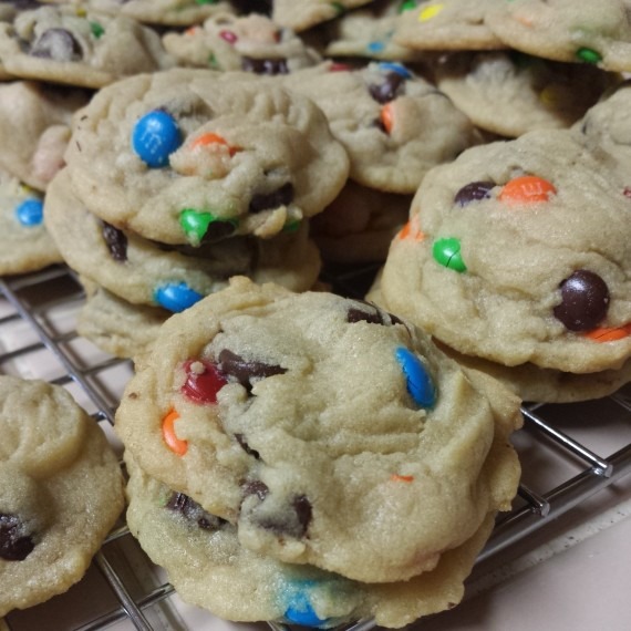 m&m chocolate chip