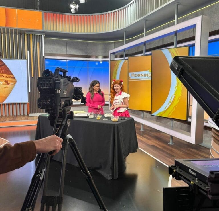 healthy no bake energy bites on KCAL Morning Wrap Show