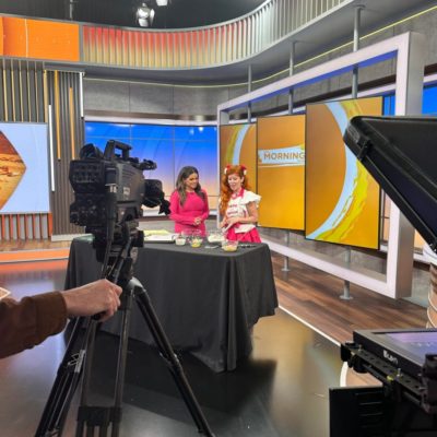 healthy no bake energy bites on KCAL Morning Wrap Show