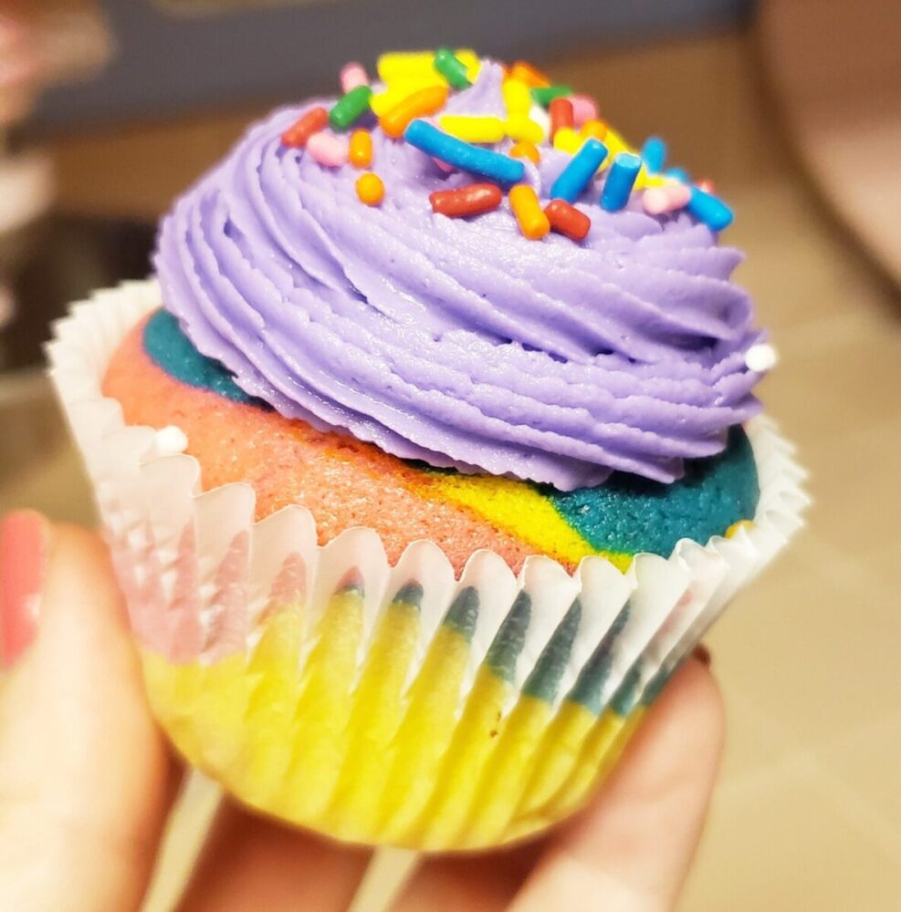 Colorful cupcake