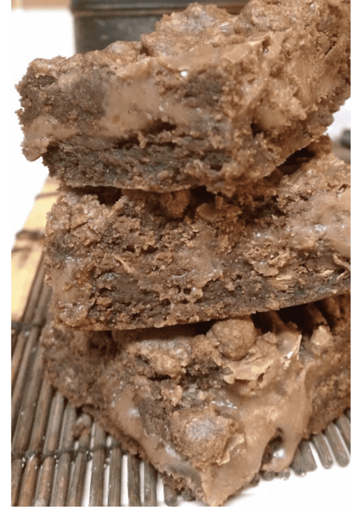 Chocolate Peanut Butter Fudge Bars